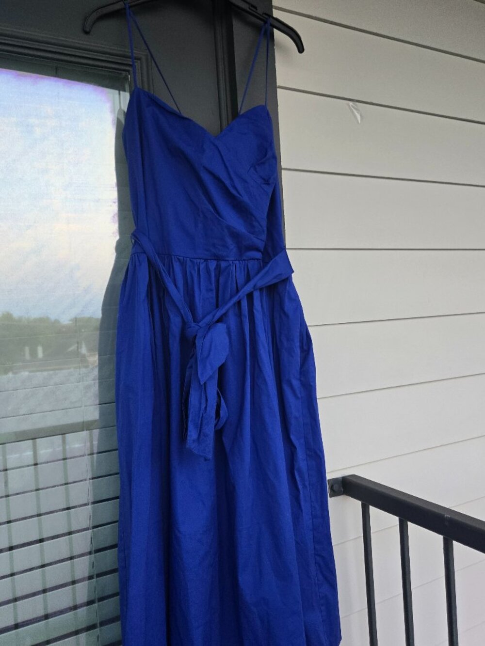 1901 Blue Dress w/ Pockets